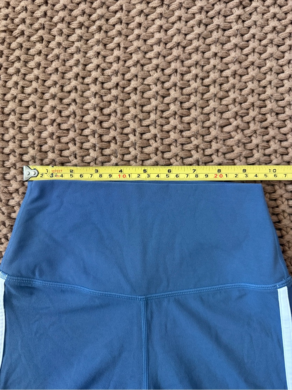 Splits59 Blue Women’s High-Waist Striped Leggings - Size S - Picture 7 of 12